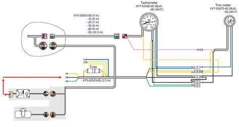 yamaha outboard analog tachometer wiring diagram wiring diagram  schematic