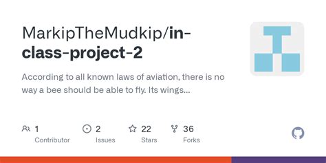 github markipthemudkip in class project 2 according to