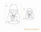 Firefly Embroidery Ith sketch template
