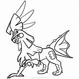 Silvally Psyduck Xcolorings Torracat sketch template