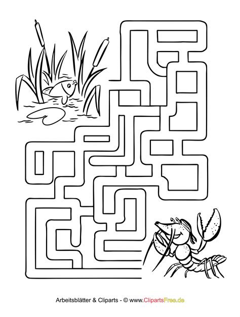 labyrinth vorlage fuer kinder zum ausdrucken