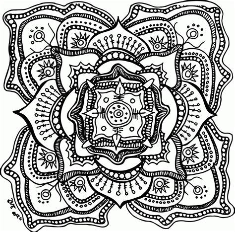 printable coloring pages  adults advanced coloring home