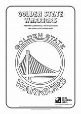 Nba Coloring Pages Warriors Golden Logos State Cool Basketball Teams Logo Sports Kids Drawing Team Printable Sheets Clubs Print Colors sketch template