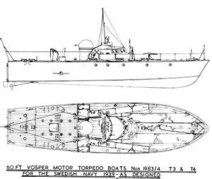 marine modelling vosper ft swedish mtb model boat plan