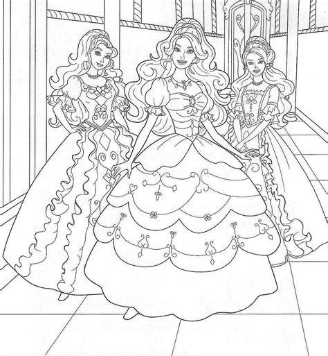 princess coloring pages barbie  worksheets barbie coloring pages