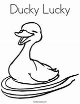 Coloring Duck Pages Lucky Ducky Swim Kids Worksheet Ducks Color Wood Printable Pato Print Drawings Swimsuit Nadar Gusta Mi Le sketch template