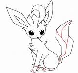 Leafeon Glaceon Drawing Draw Getdrawings sketch template