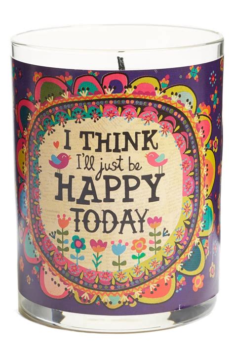 Natural Life I Think I Ll Just Be Happy Today Candle Nordstrom