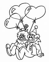 Coloring Pages Clown Printable Kids Happy Face Sad Popular Template sketch template