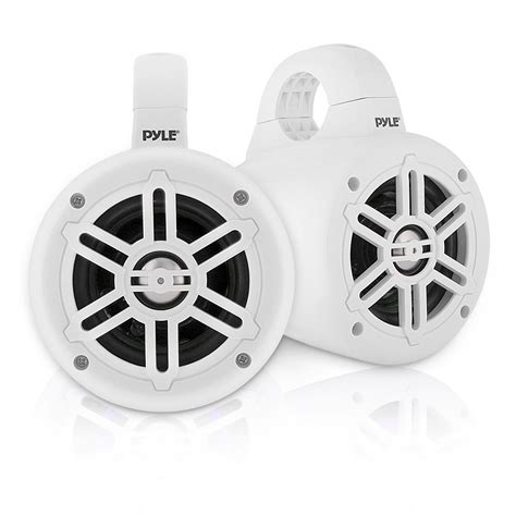 pyle plmrwbw marine  waterproof vehicle speakers   road vehicle speakers