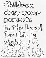 Obey Coloring Parents Children Bible Kids Ephesians Pages Adron Mr Sunday School Coloringpagesbymradron Kid Obedience Sheets Verse Lessons Activities God sketch template
