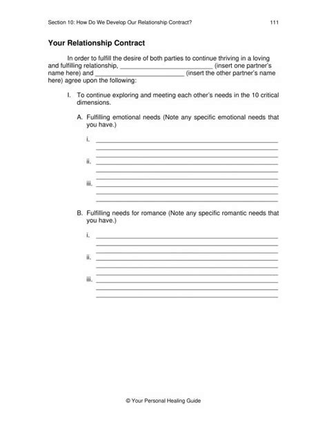 Free 12 Relationship Agreement Templates In Pdf