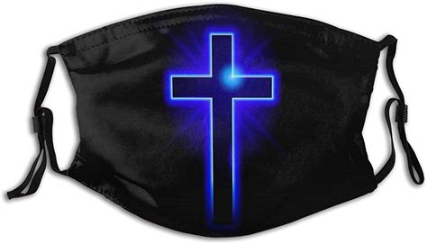 jesus cross face maskwith  filters christian mask faith windproof