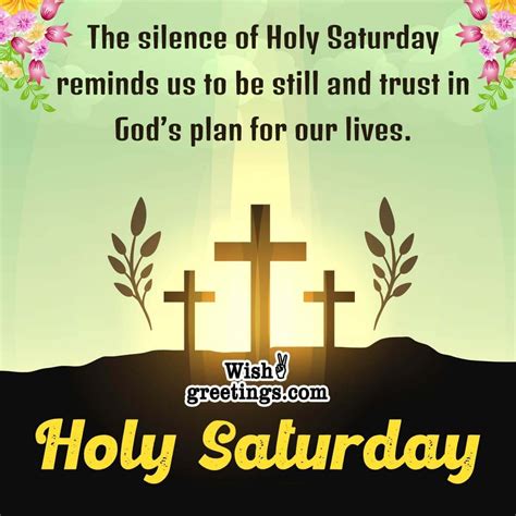 holy saturday wishes messages