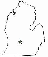 Michigan Outline State Mitten Clipart Clip Clipartmag Mi Come Visit Clipartbest Cliparts sketch template