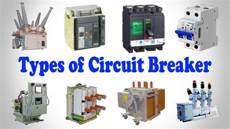 types  circuit breakers working  voltage level electricalu