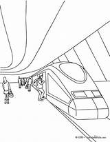 Train Coloring Pages Station Drawing Passenger Suitcase Open Color Passengers Print Scene Simple Ganesha Getdrawings Quay Sketches Rail Getcolorings Paintingvalley sketch template