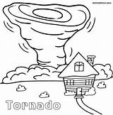 Tornado Coloring Pages Kids Printable Sheets Color Tornados Natural Disasters Drawing Cartoon Sheet Air Tornadoes Print Oz Coloringtop Preschool Drawings sketch template