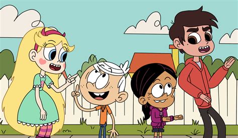 star and marco meet lincoln and ronnie anne by deaf machbot on deviantart