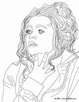 Bonham Ausmalen Bellatrix Lestrange Colorier Hellokids Vince Actriz Britse Beroemdheden Kleurplaten Printen sketch template