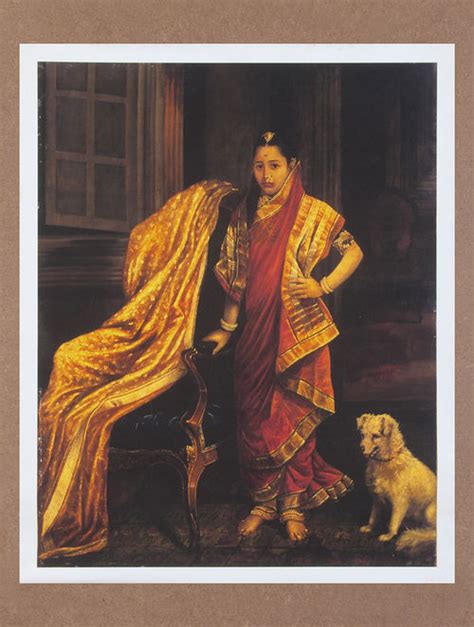Buy Princess Tarabai By Raja Ravi Varma Canvas Print