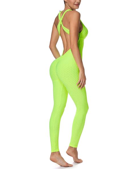 seasum seasum women s sexy one piece jumpsuit crisscross sleeveless