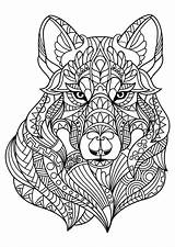 Coloring Intricate Animal Pages Getcolorings Animals sketch template