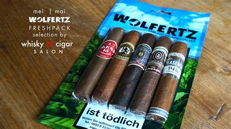 wolfertz freshpack selection april whisky cigar salon