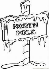 Pole North Coloring Pages Sign Christmas Printable Clip Poles Clipart South Templates Color Bmp Untitled 1060 Wanted Poster Printables Xmas sketch template