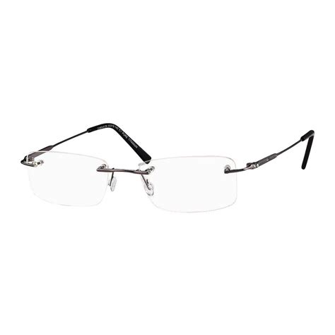 naturally rimless sophisticated eyeglasses size 54 19 140 rimless frame