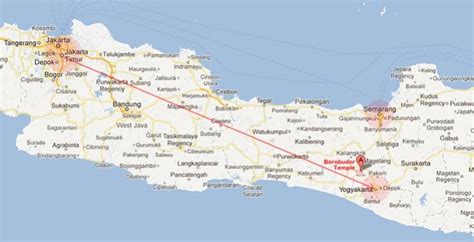 Borobudur Temple Map Tour And Outbound Borobudur