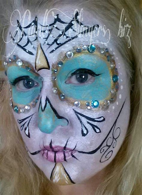My First Sugar Skull Paintslingers Body Painting