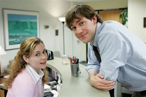 the office how jim and pam s kiss scene was the result