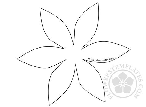 flower cut  template flowers templates