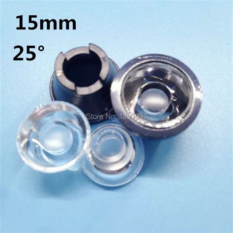 setlot led lens mm concave lenses  degrees  holder set sell optical lens
