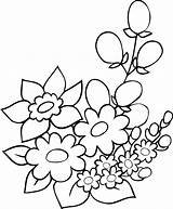 Fiori Primavera Stampare Mimosa Vari Floreali Floreale Ricamo Scaricare Piante Pagine Modelli sketch template