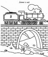 Coloring Thomas Pages Tank Engine Train Printable Clipart Library sketch template