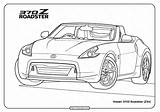 Coloring Nissan 370z Roadster Printable Whatsapp Tweet Email sketch template