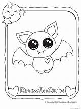 Cute Coloring Draw Pages So Halloween Bat Drawing Drawings Print Printable Sheets Drawsocute Outline Color Monster Batman Animals Kids Template sketch template