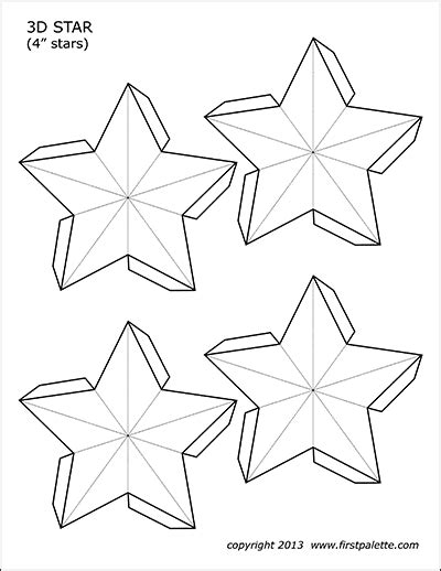 star templates  printable templates coloring pages