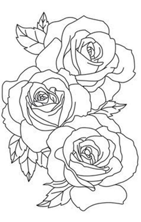 printable coloring pages roses