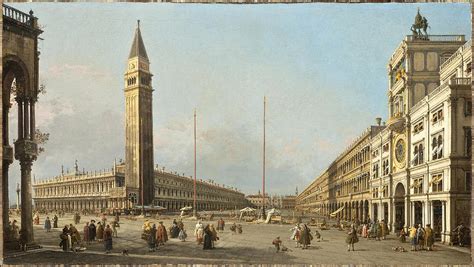 Canaletto Antonio Canal Piazza San Marco Looking South