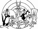 Looney Tunes Colorear Bugs Colouring Grinch Wonder Tweety sketch template