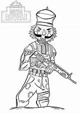 Fortnite Coloring Battle Royale Pages Kids Crackshot Drawing Legendary Seasons Suit Outfit Holiday December Winter January During Available Red Characters sketch template