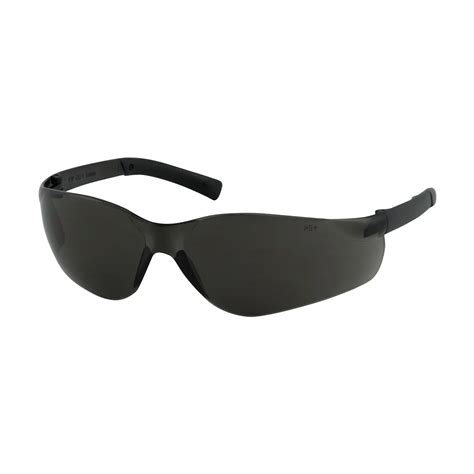 Bouton® Zenon Z13™ Rimless Safety Glasses Dark Gray Frame Gray Lens