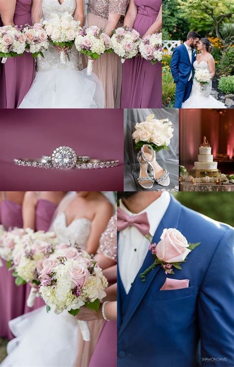 Lavender Blue Gold And Goft Pink Wedding Colors For A Summer Wedding