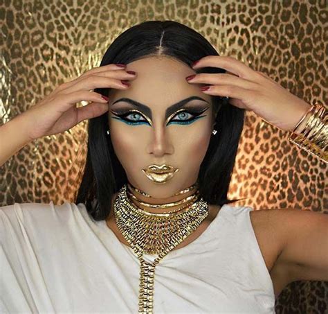 Glam Cleopatra Makeup For Halloween Eyemakeupwedding In
