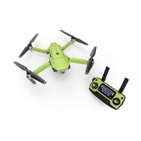 dji mavic pro skin solid state lime  solid colors decalgirl