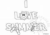 Summer Coloring Pages Printable Happy Coloringpage Eu sketch template