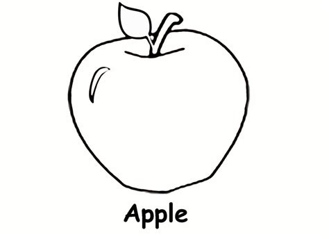 apple coloring pages fotolip